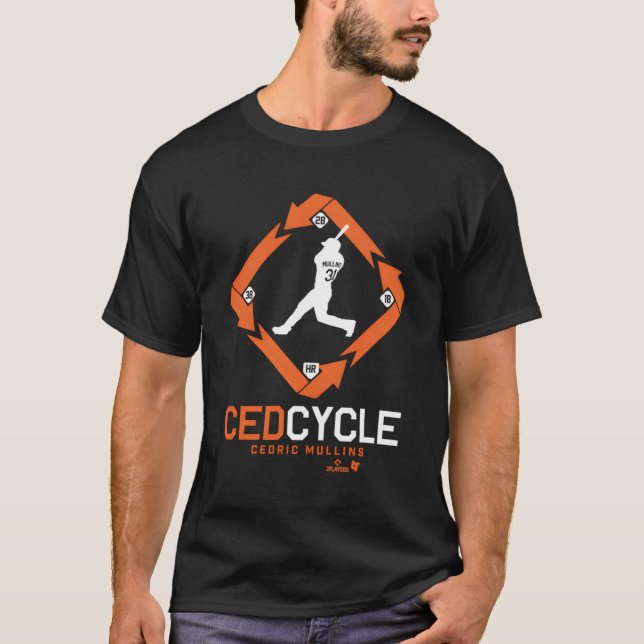 Camiseta Cedric Mullins Ciclo Baltimore Baseball (Frente)