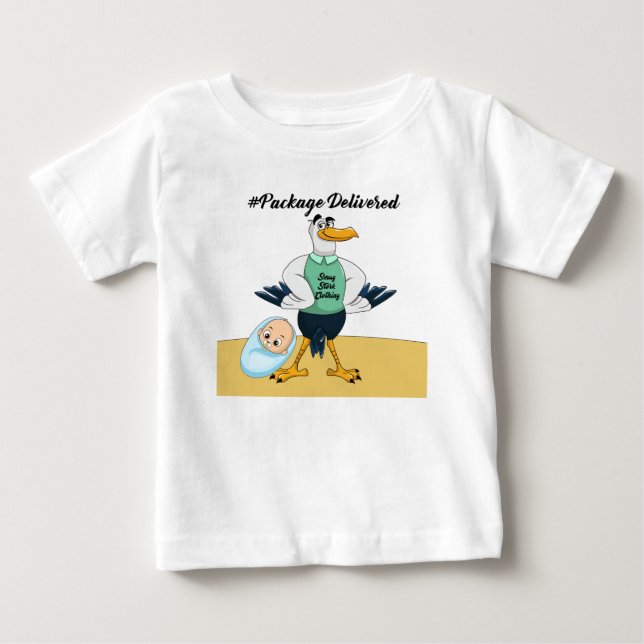 Camiseta cegonha orgulhosa (Frente)
