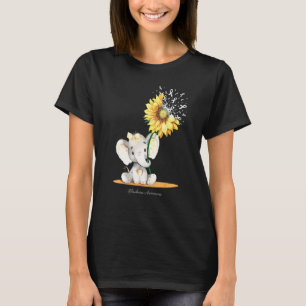 Camiseta Cegueira Consciência Elefante Fofante Branco de gi
