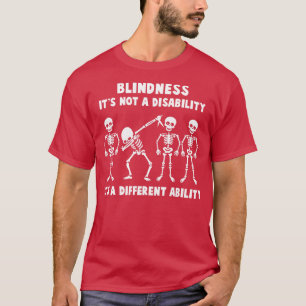 Camiseta Cegueira Consciência Não É Deficiência É Um Dif