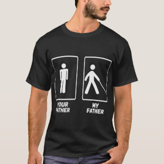Camiseta Cegueira Meu Pai Cegou Pessoas Visualmente I
