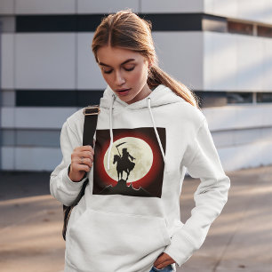 Camiseta Ceifador Lua de Sangue Gótico