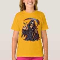 Ceifador Sombrio do Halloween – Caveira com Foice,