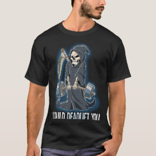 Camiseta Ceifeira Ginásio Treino com Pesos Eu Posso Levanta