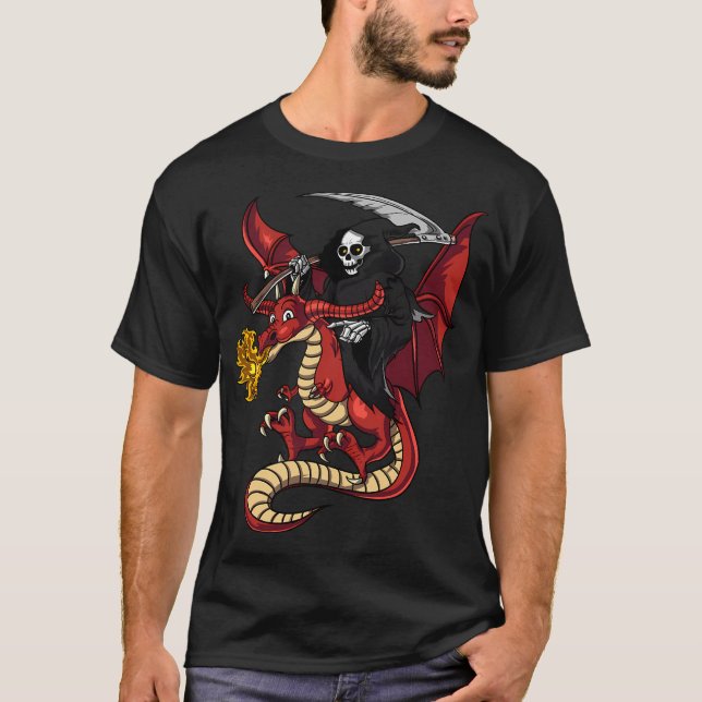 Camiseta Ceifeira Montando Dragão (Frente)