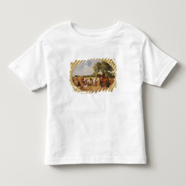 Camiseta Ceifeiras de George Stubbs |, 1795 (esmalte no (Frente)