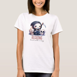 Camiseta Ceifeiro em Aquarela Amante de Livros