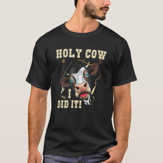Camiseta Celebra a Formatura Acadêmica Orgulhosa Vaca