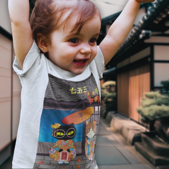 Camiseta Celebração 7-5-3 de Poiluna (Poiluna's 7-5-3 Celebration Baby T-Shirt)