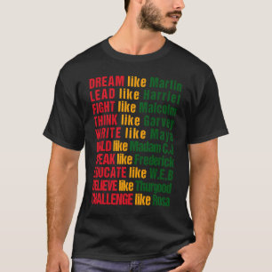 Camiseta Celebração Afro-Americana do Mês da História Negra