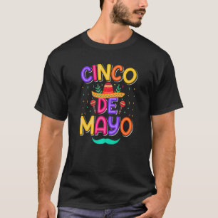 Camiseta Celebração Cinco de Mayo para o Festival de Mulher