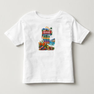 Camiseta Celebração Costeira do Mês da Herança Hispânica