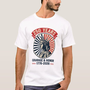 Camiseta Celebração da Coragem da Estátua da Liberdade Amer