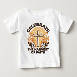 Camiseta Celebração da Faith Harvest - Arte Inspiradora