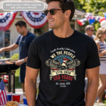 Camiseta Celebração da Família Nós, o Povo 1776-20