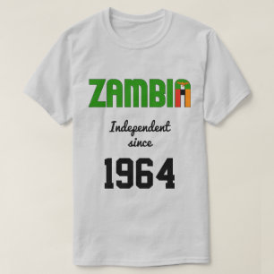 Camiseta Celebração da Independência da Bandeira da Zâm