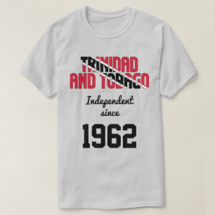 Camiseta Celebração da Independência da Bandeira de Trinida