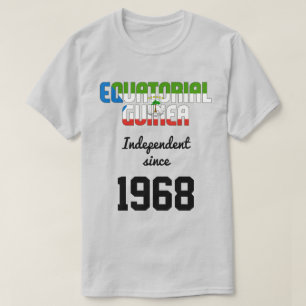 Camiseta Celebração da Independência da Guiné Equatorial