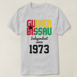 Camiseta Celebração da Independência de Bandeira da Guiné-B