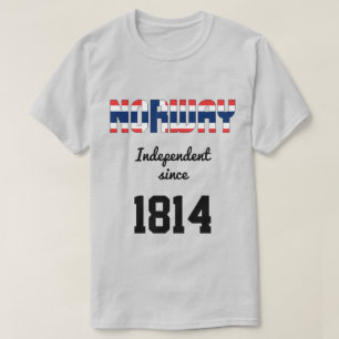 Camiseta Celebração da Independência de Bandeira da Noru