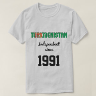 Camiseta Celebração da Independência de Bandeira do Turq