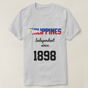 Camiseta Celebração da Independência de Bandeiras Filipi