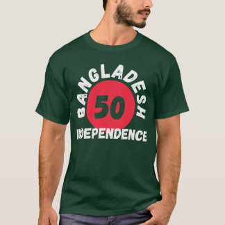 Camiseta Celebração da Independência de Bangladesh em Bangl