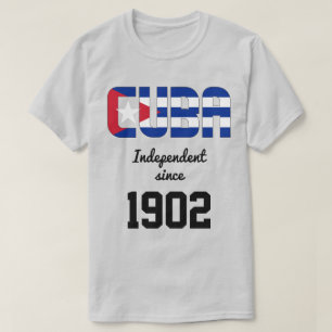 Camiseta Celebração da Independência de Cuba