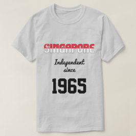 Camiseta Celebração da Independência de Sinalizador de Sing