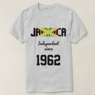 Camiseta Celebração da Independência do Sinalizador Jamaica