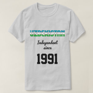 Camiseta Celebração da Independência do Usbequistão