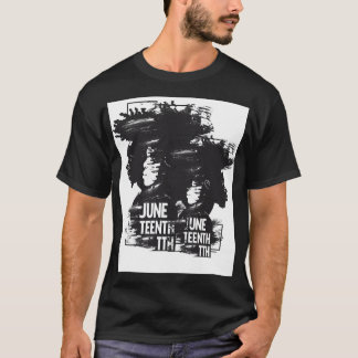 Camiseta Celebração da Liberdade de Juneteenth Design | Afr