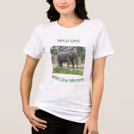 Camiseta Celebração da Mãe do Elefante Selvagem