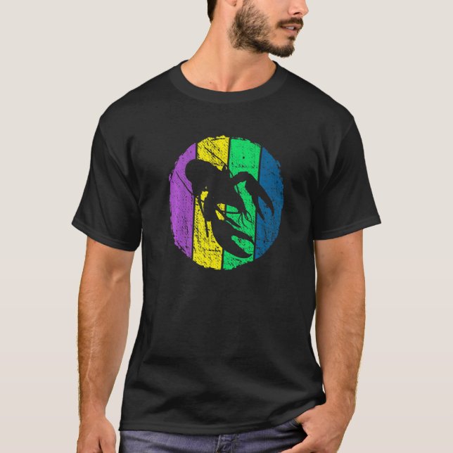Camiseta Celebração da Silhouette Mardi Gras (Frente)