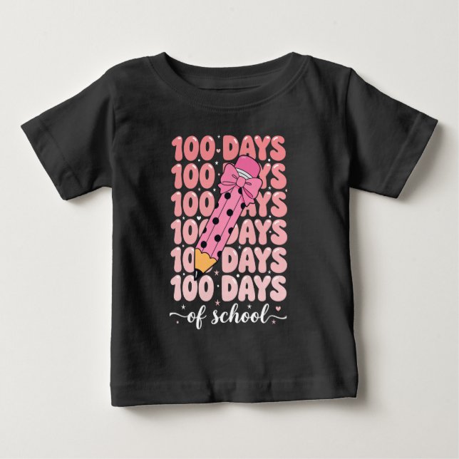Camiseta celebração de 100 dias de escola (Frente)