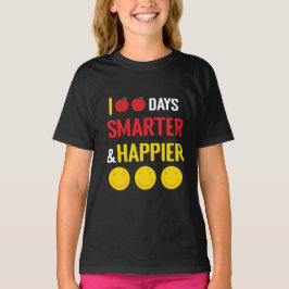 Camiseta Celebração de 100 Dias de Escola Mais Inteligente 