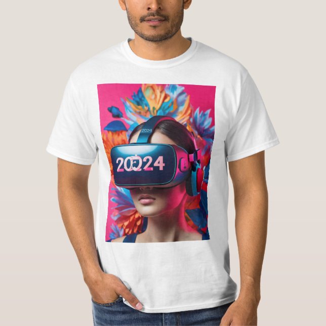 Camiseta "Celebração de 2024 Extravaganza: Queijos de Ano N (Frente)