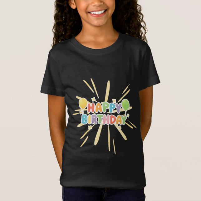 Camiseta Celebração de Aniversário (Frente)