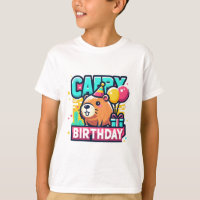 Celebração de Aniversário do Funny Animal Pun Capy