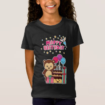 Celebração de Aniversário do Ursinho Fofo - Desenh