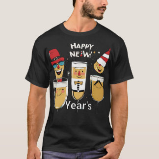 Camiseta Celebração de Ano Novo