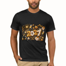 Celebração de Ano Novo 2027 em Ouro