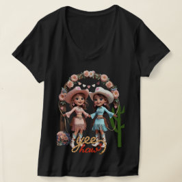 Camiseta Celebração de Casamento de Cowgirl - Estética Ocid