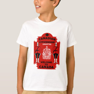Camiseta Celebração de Cidadania Canadiana