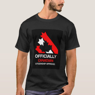 Camiseta Celebração de Cidadania Canadiana