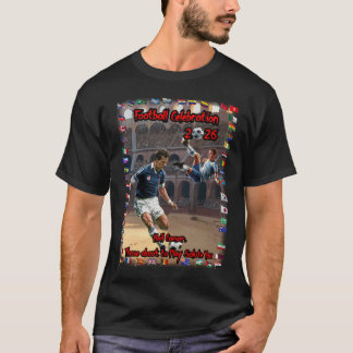 Camiseta Celebração de Futebol 2026 em Preto
