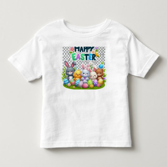 Camiseta Celebração de Páscoas para crianças (Frente)