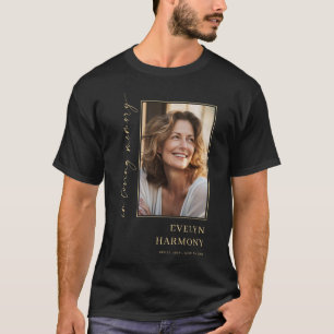Camiseta Celebração de Vida Funeral Memorial em Foto