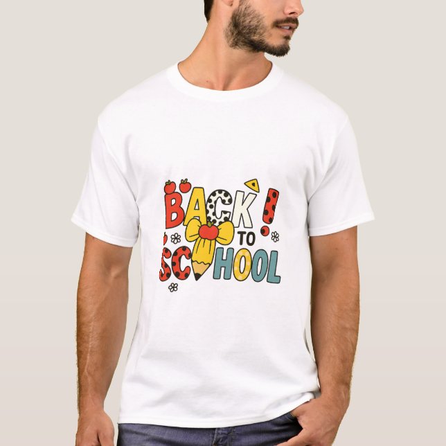 Camiseta Celebração de Volta às Aulas (Frente)