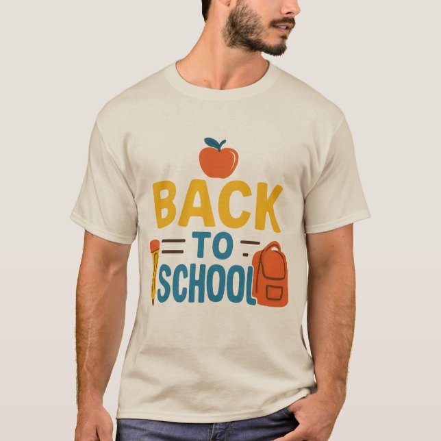 Camiseta Celebração de Volta às Aulas (Frente)